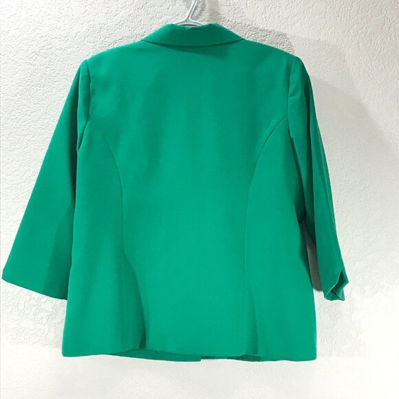 🌷Vintage Green Blazer by BFA with Horsebit Detail - Picture 2 of 3